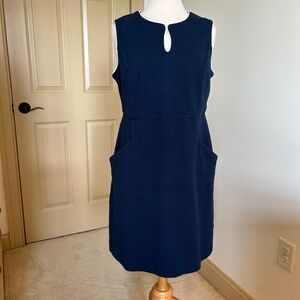 Lands End Navy Dress